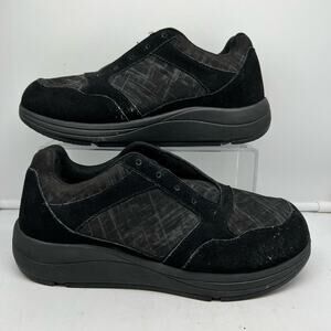 Drew Shoes Womens 9.5 Wide Chippy Sneaker Walking Comfort Black
